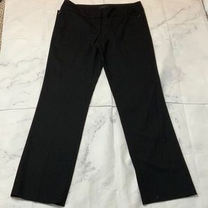 Pink Tartan Black wool high waist wide leg Pants